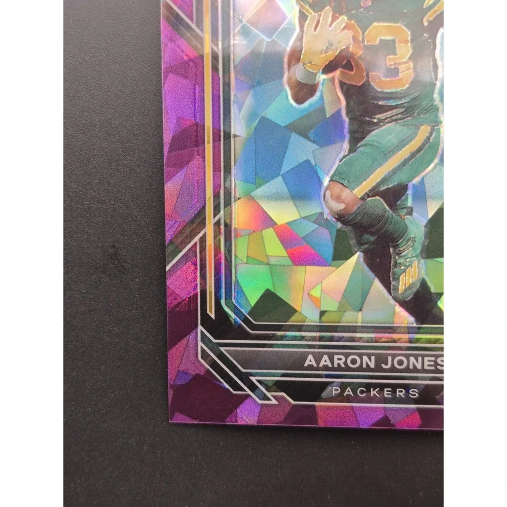 2022 Panini Prizm Aaron Jones #104 Purple Ice‎ /225 Green Bay Packers
